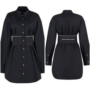 Alexander Wang Logo Waistband Shirt Dress size 8